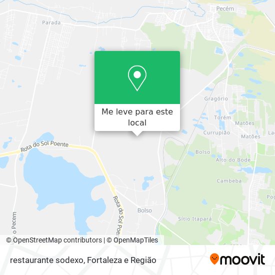 restaurante sodexo mapa