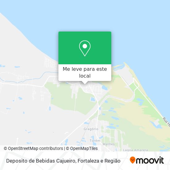 Deposito de Bebidas Cajueiro mapa