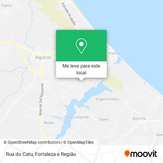 Rua do Catu mapa