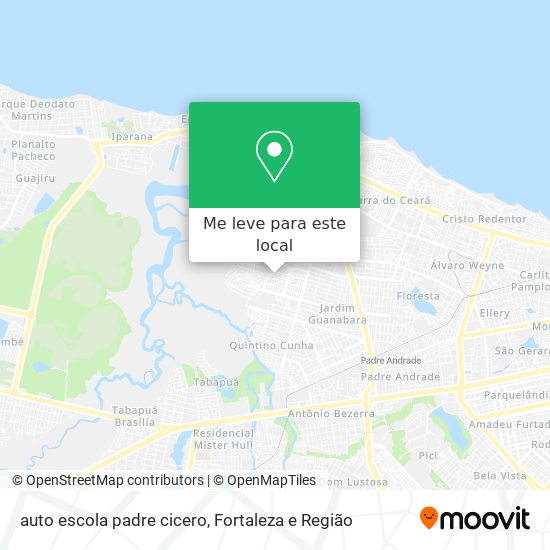 auto escola padre cicero mapa