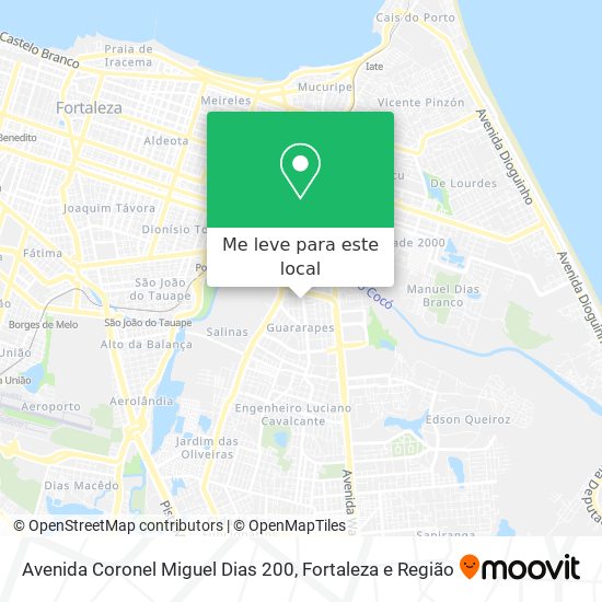 Avenida Coronel Miguel Dias 200 mapa