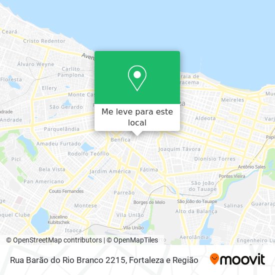 Rua Barão do Rio Branco 2215 mapa