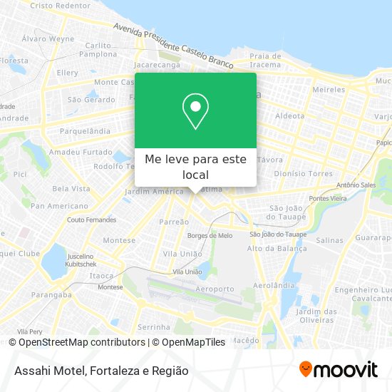 Assahi Motel mapa