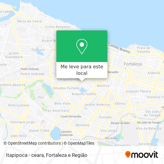 Itapipoca - ceara mapa