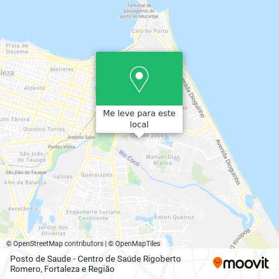 Posto de Saude - Centro de Saúde Rigoberto Romero mapa