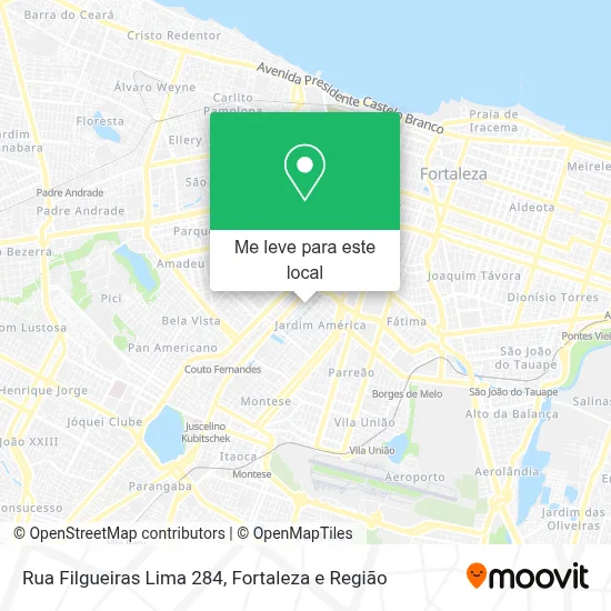 Rua Filgueiras Lima 284 mapa