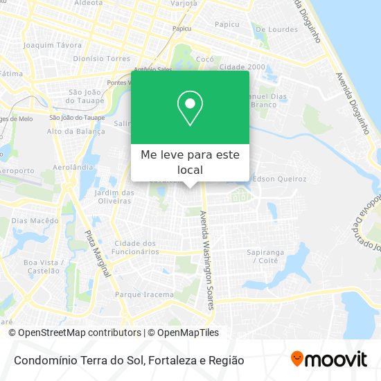 Condomínio Terra do Sol mapa