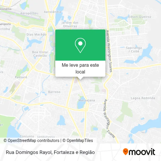 Rua Domingos Rayol mapa