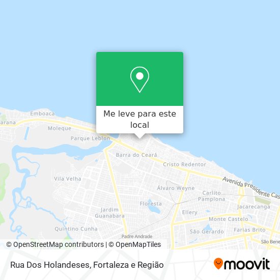 Rua Dos Holandeses mapa