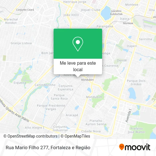 Rua Mario Filho 277 mapa
