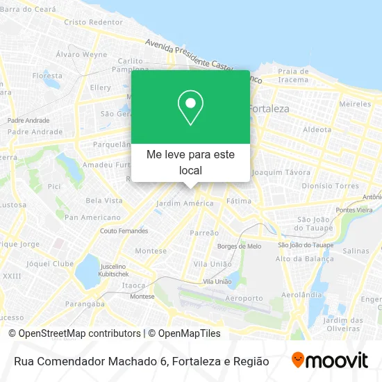 Rua Comendador Machado 6 mapa
