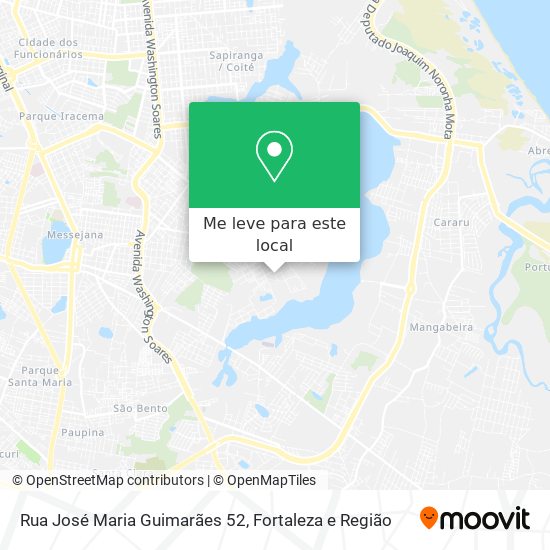 Rua José Maria Guimarães 52 mapa