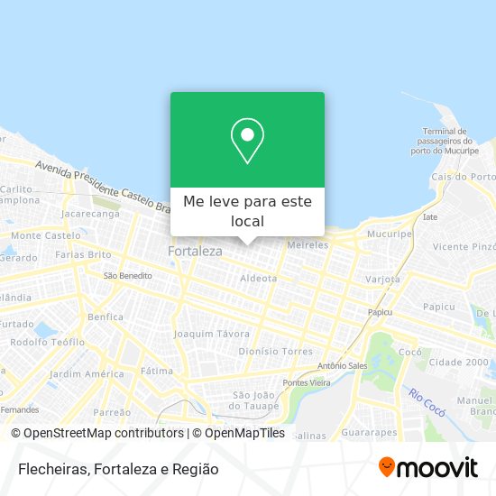 Flecheiras mapa