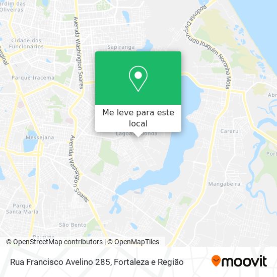 Rua Francisco Avelino 285 mapa