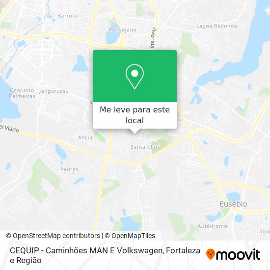 CEQUIP - Caminhões MAN E  Volkswagen mapa