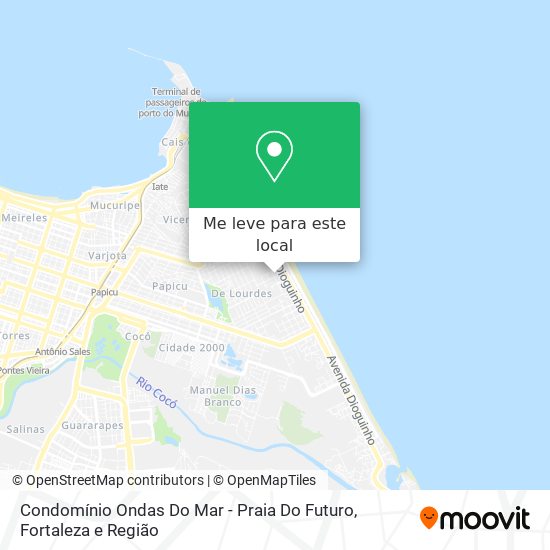 Condomínio Ondas Do Mar - Praia Do Futuro mapa