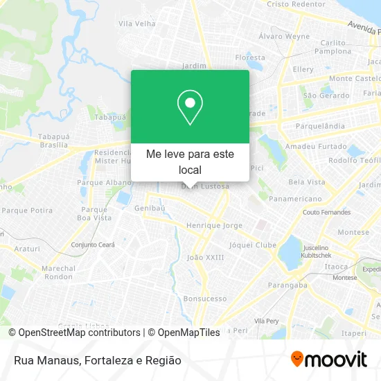 Rua Manaus mapa
