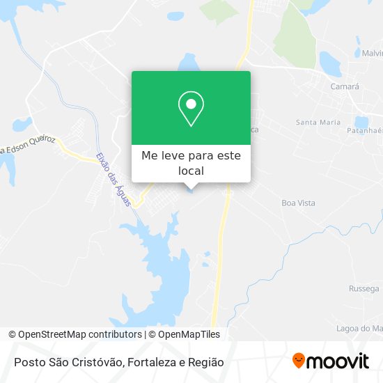 Posto São Cristóvão mapa