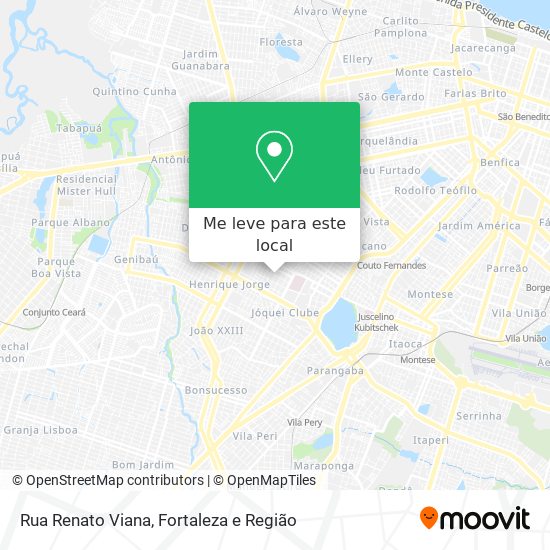 Rua Renato Viana mapa