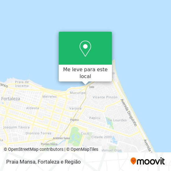 Praia Mansa mapa