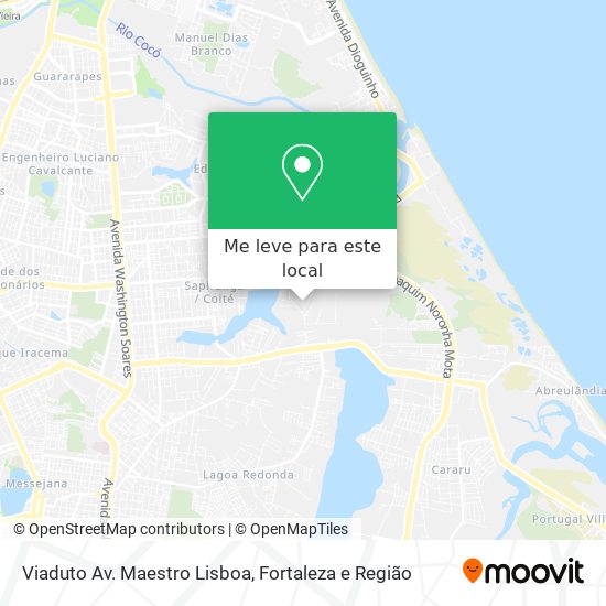Viaduto Av. Maestro Lisboa mapa