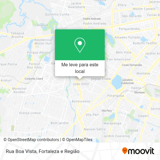 Rua Boa Vista mapa