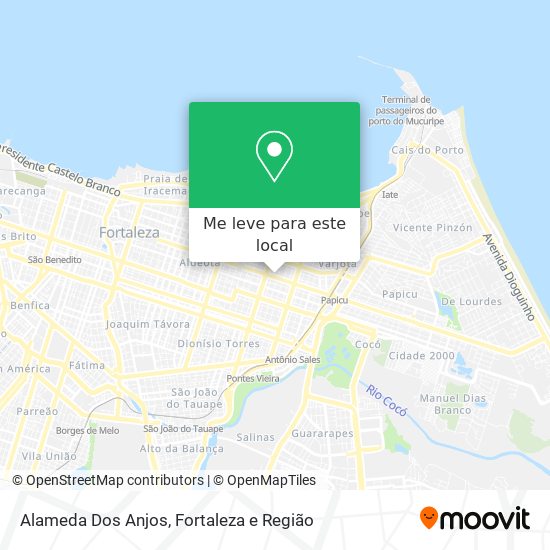 Alameda Dos Anjos mapa