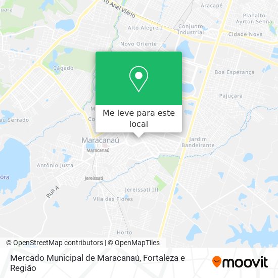Mercado Municipal de Maracanaú mapa