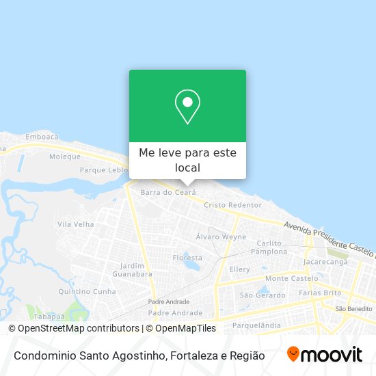 Condominio Santo Agostinho mapa