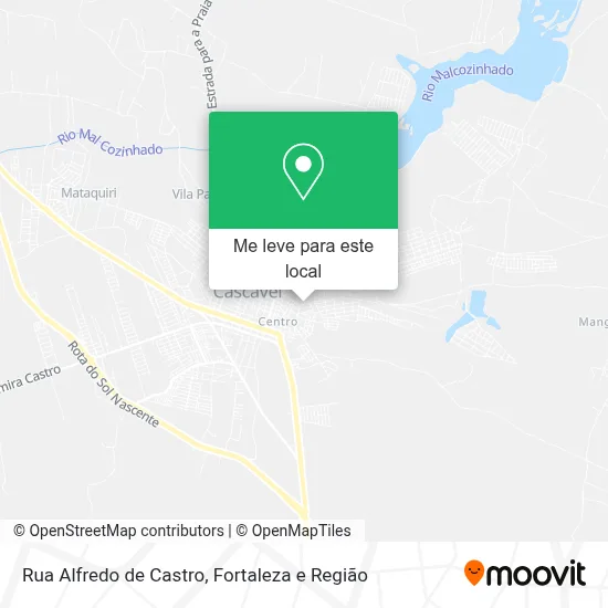 Rua Alfredo de Castro mapa