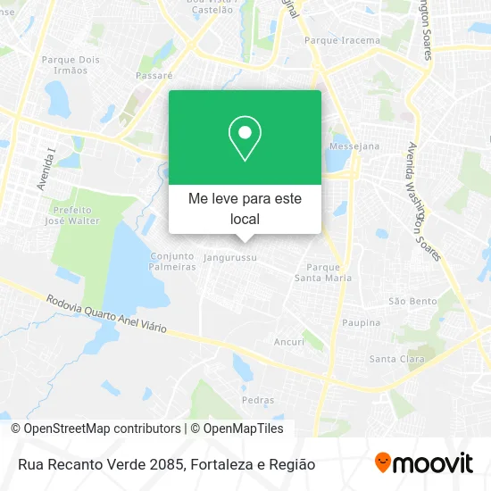 Rua Recanto Verde 2085 mapa
