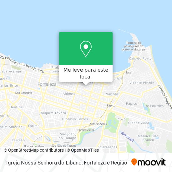 Igreja Nossa Senhora do Líbano mapa