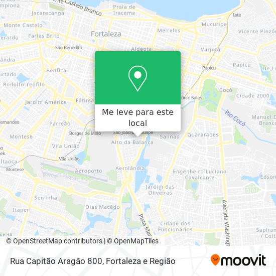 Rua Capitão Aragão 800 mapa