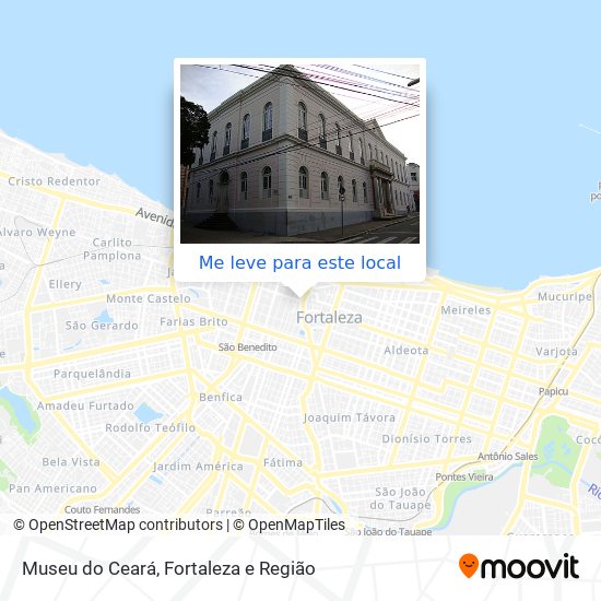 Museu do Ceará mapa