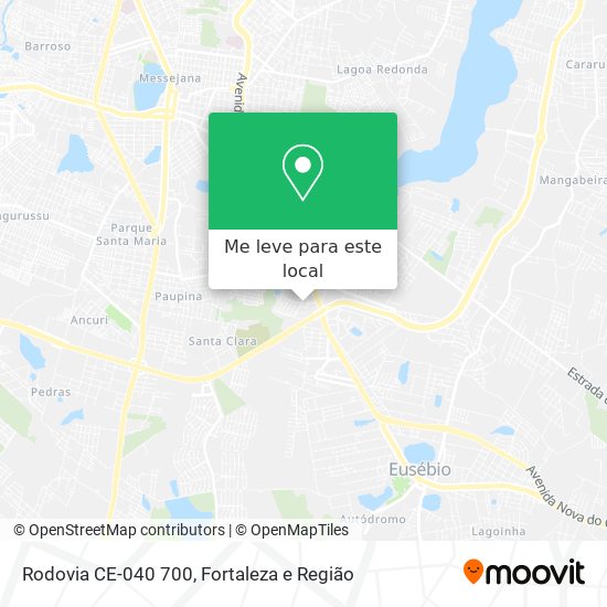 Rodovia CE-040 700 mapa