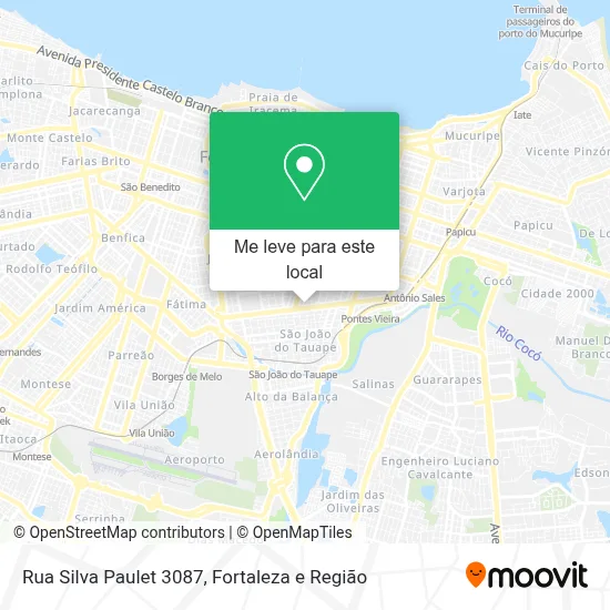 Rua Silva Paulet 3087 mapa