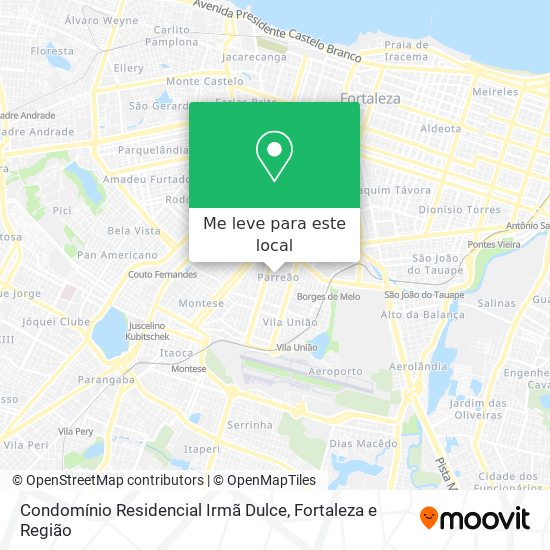 Condomínio Residencial Irmã Dulce mapa