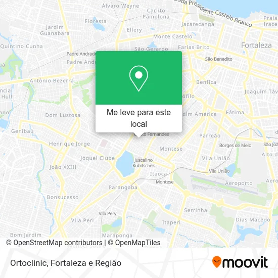 Ortoclinic mapa