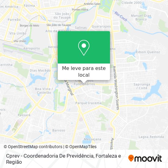 Cprev - Coordenadoria De Previdência mapa