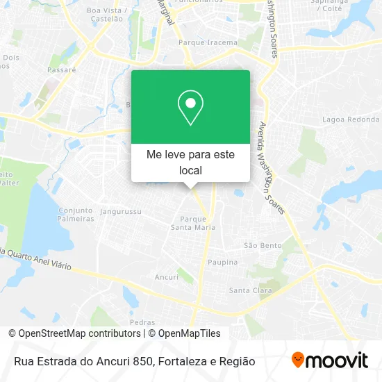 Rua Estrada do Ancuri 850 mapa