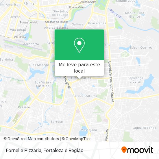 Fornelle Pizzaria mapa