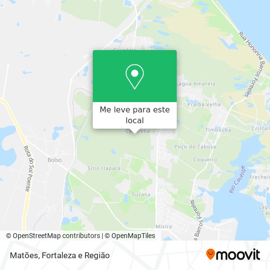 Matões mapa