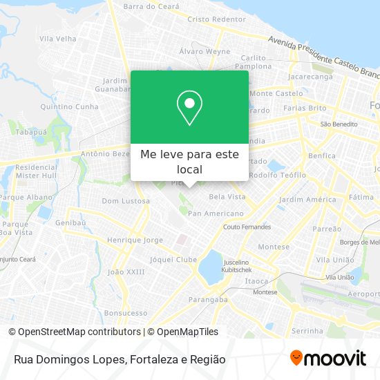 Rua Domingos Lopes mapa