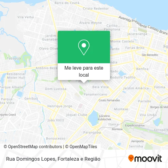 Rua Domingos Lopes mapa
