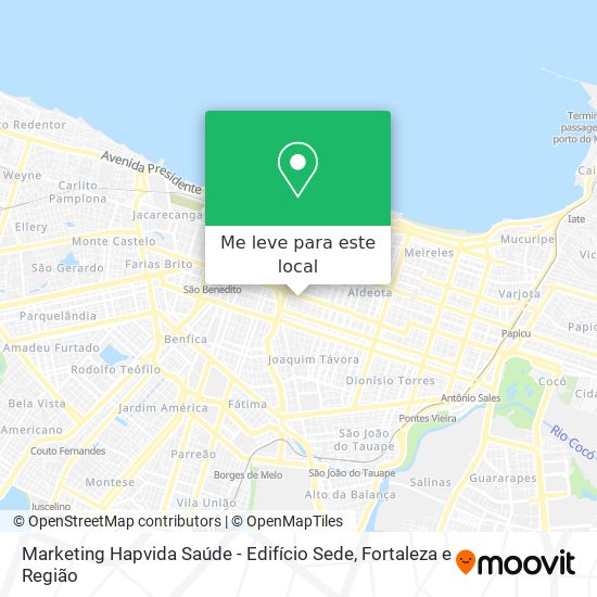 Marketing Hapvida Saúde - Edifício Sede mapa