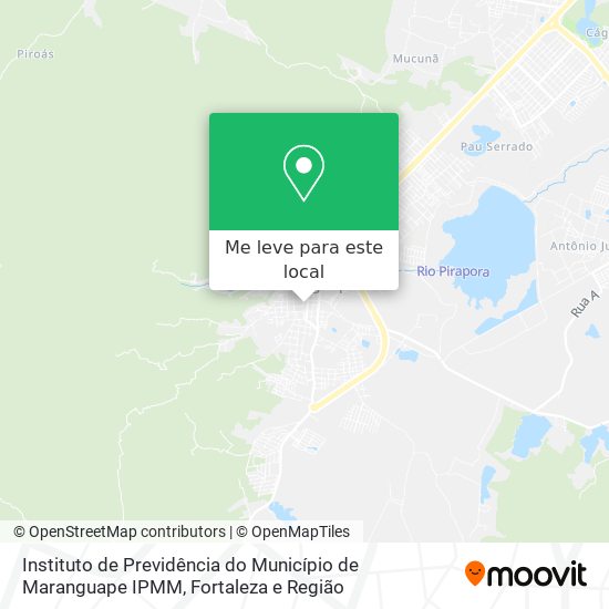 Instituto de Previdência do Município de Maranguape IPMM mapa