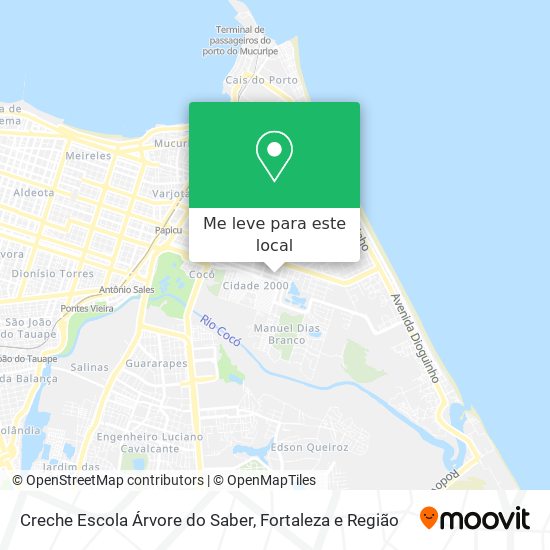 Creche Escola Árvore do Saber mapa