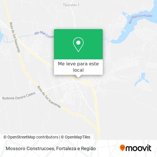 Mossoro Construcoes mapa