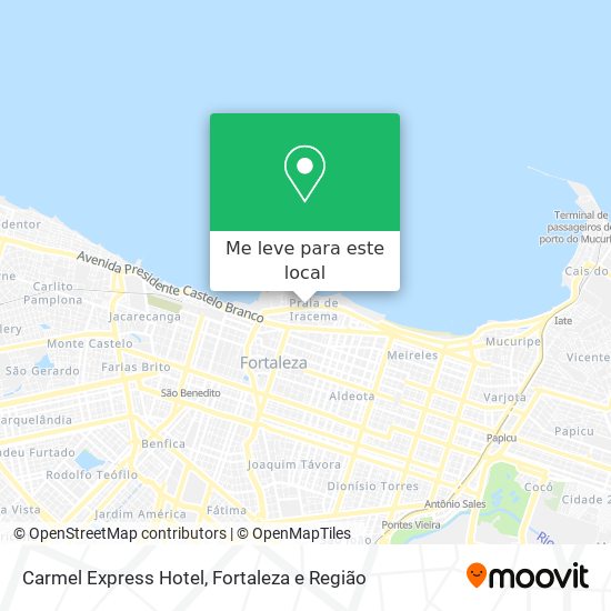 Carmel Express Hotel mapa