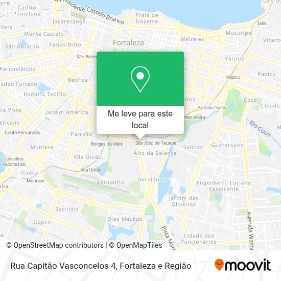 Rua Capitão Vasconcelos 4 mapa
